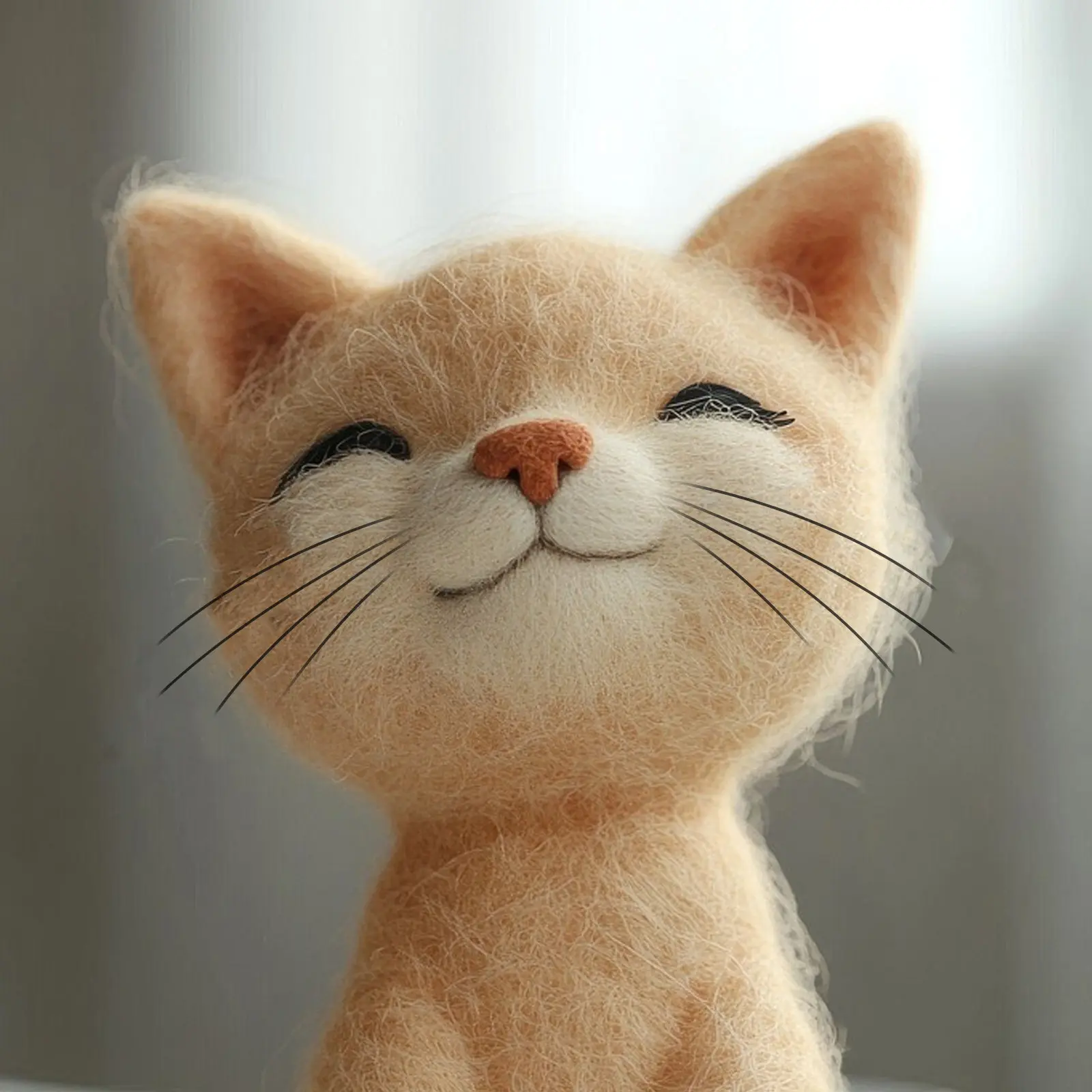 10Pcs Soft Flexible Animal Whiskers for Crafts Realistic Simulation Cat Whiskers Needle Felting DIY Creative Whisker Craft
