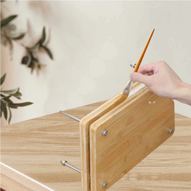 Picture 4: Book Press Wooden  Press Bookbinding Stable Book Binding Tool Manual Paper Press Handmade Book Binding 2/3Floor Desktop DIY Tool