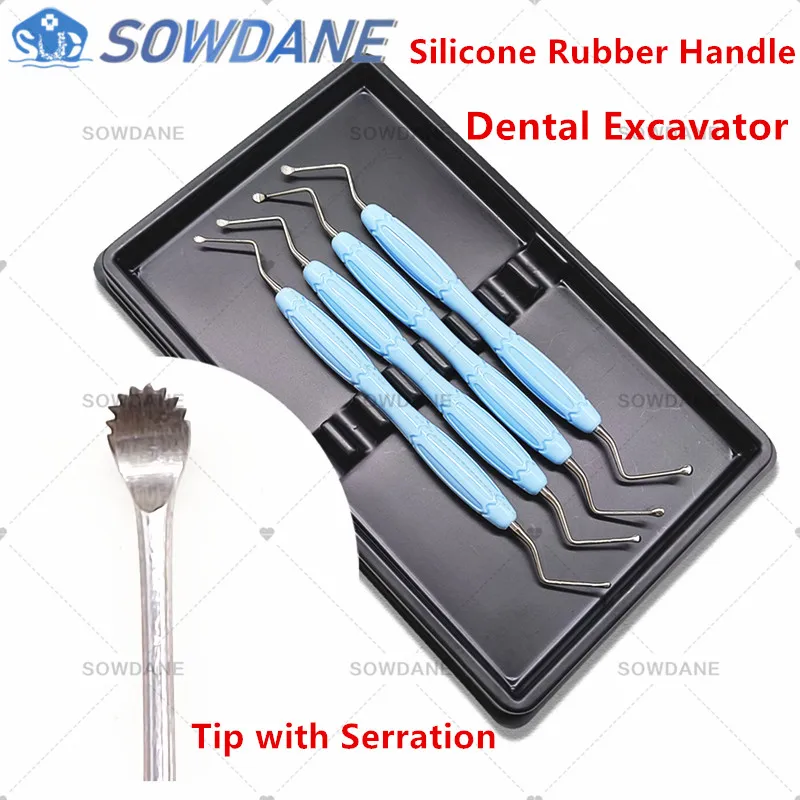 

Serrated Tip Dental Excavator Restorative Implant Instrument Dental Spoon Serrated Tip Stainless Steel Double Ends