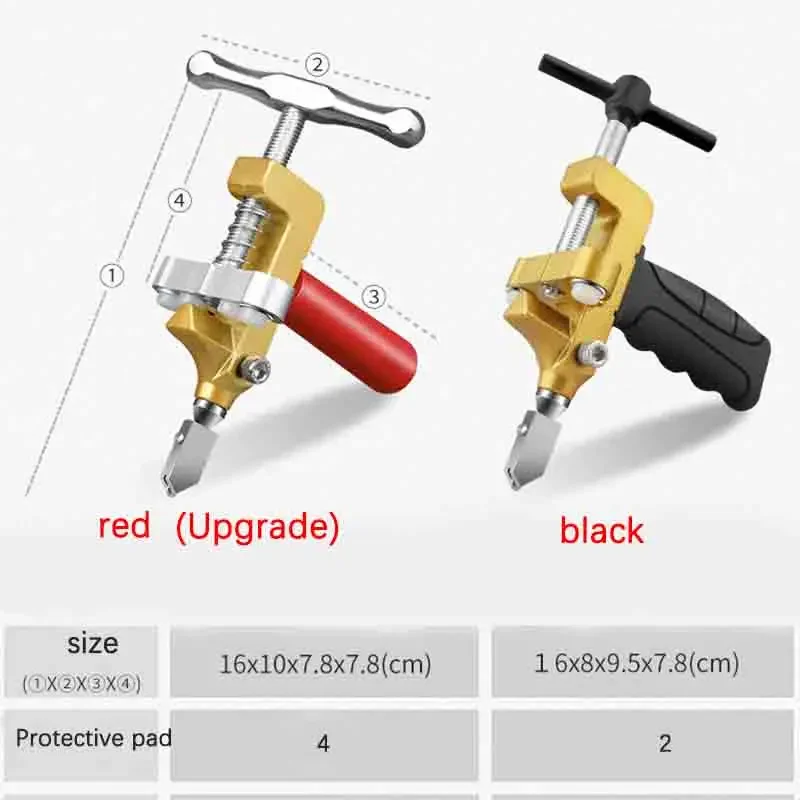 Diamant glass ch neider zum Schneiden von Glas fliesen 2 in 1 Glass ch neider Set manuelles Konstruktion werkzeug Fliesens ch neider 8 Stück ganzer