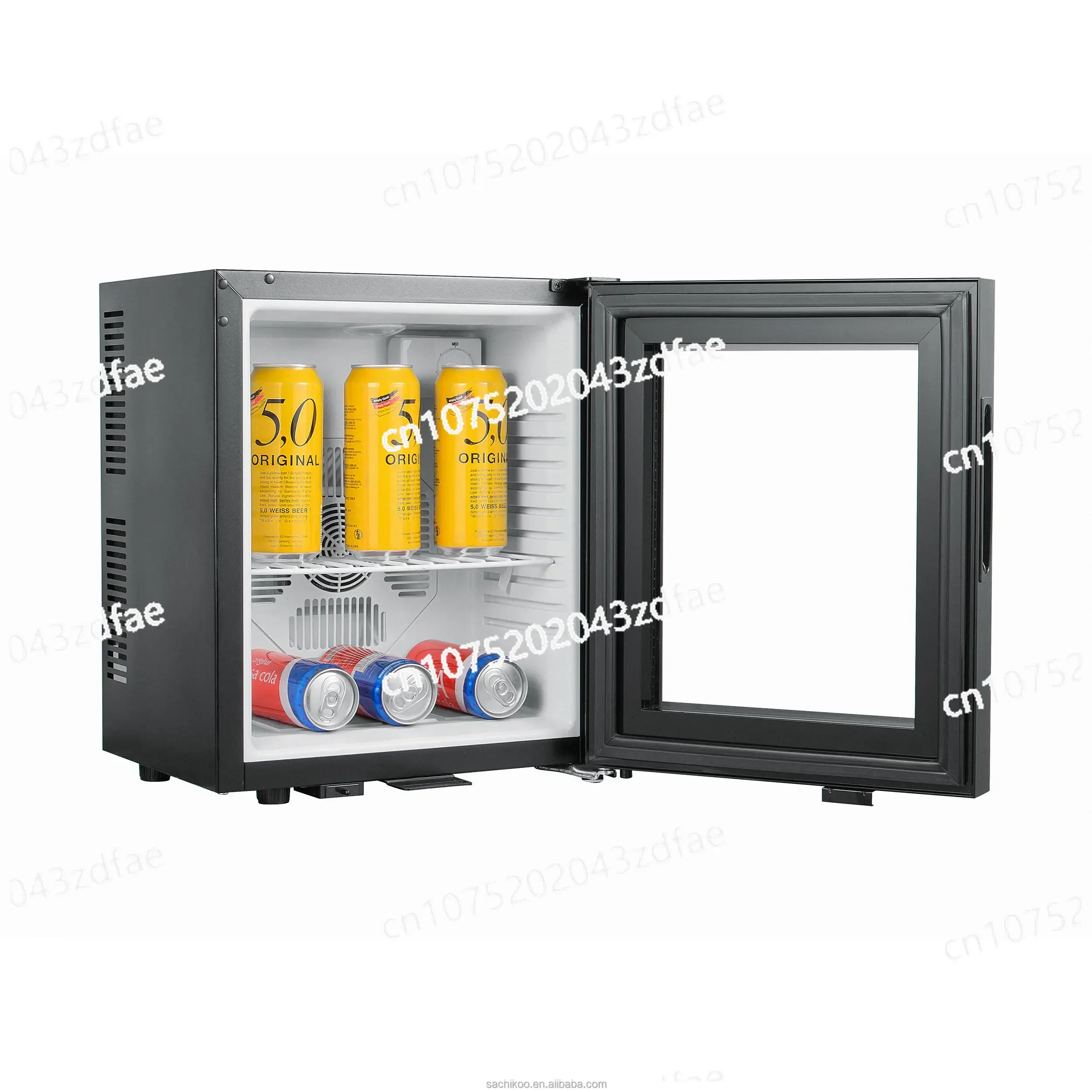 20L High-quality and Affordable Small Refrigeration Mini Refrigerator with Glass Door, No Compressor