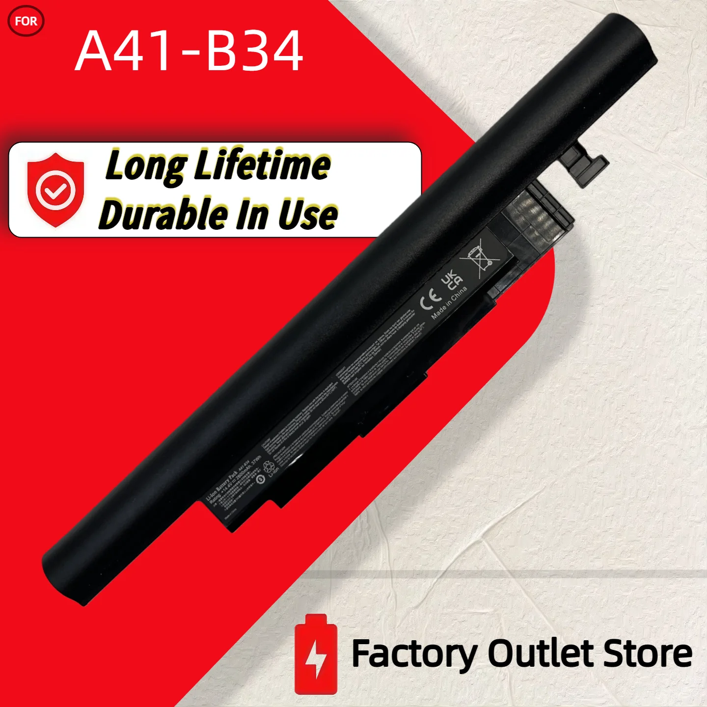 Wholesale And Retail A32-B34 A41-B34 Battery for Medion Akoya A31-C15 E6239T 6240T E6237 E6241 P6643 P6647 T550 T410