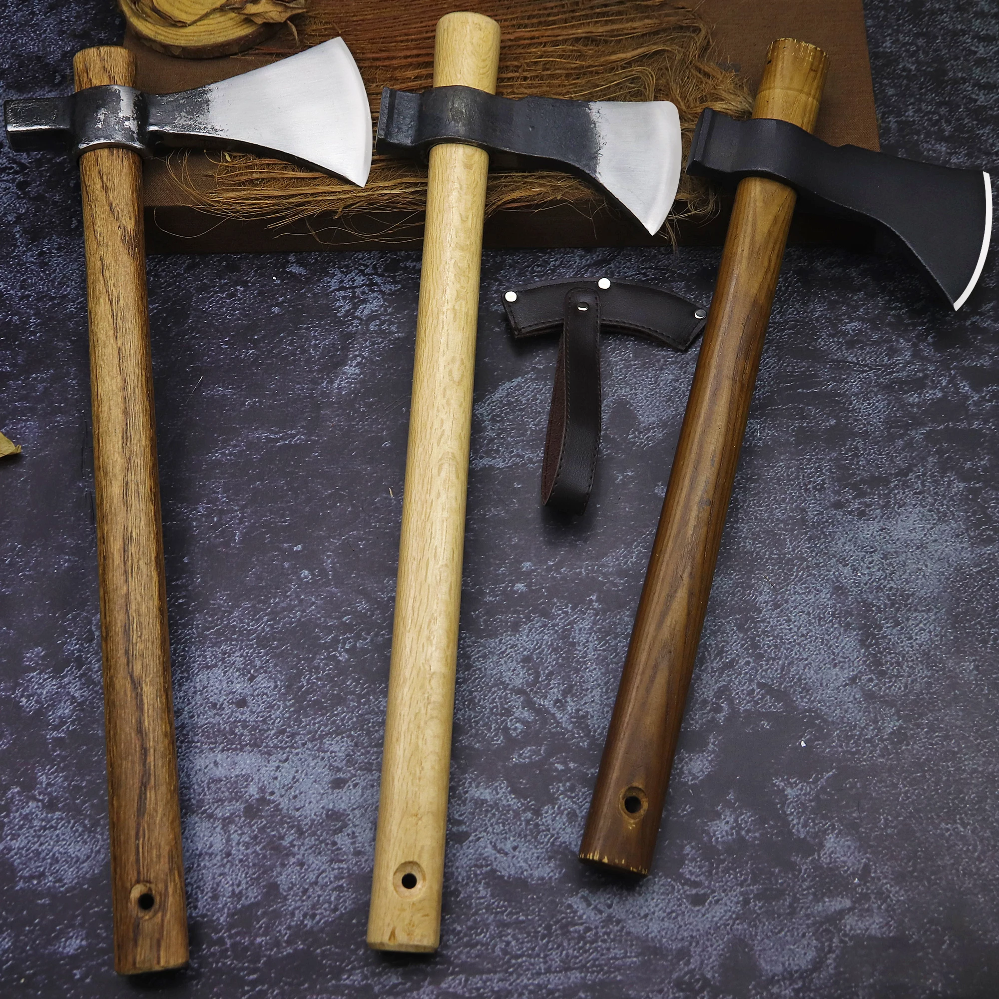 BA-KOR&WPKOPYA manufactures multi-purpose outdoor jungle survival axes, removable high-carbon steel logging axes