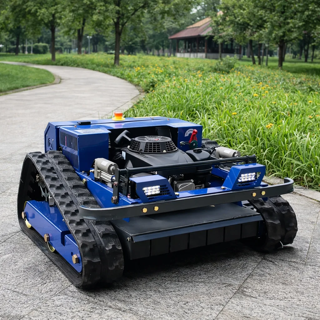 

Customized 550mm Cutting Width Lawn Mower - Remote Control LONCIN Engine Meets Euro 5 Standard