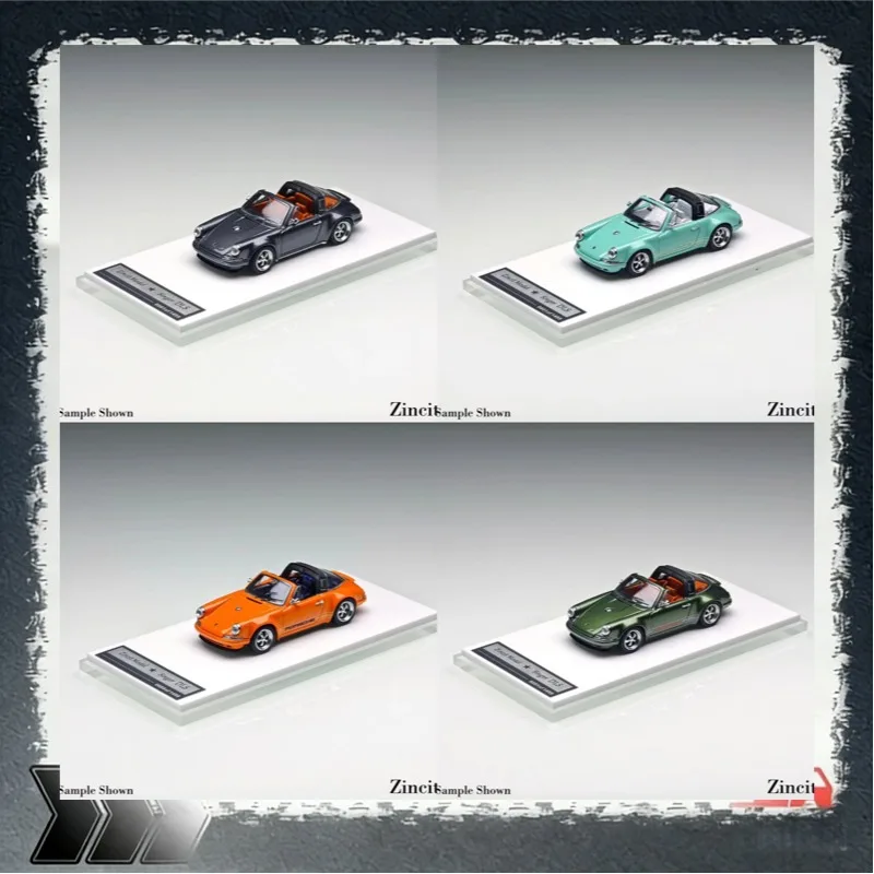 [Pre-sale] Zincit Model 1:64 Singer 911 964 Targa Alloy Replica Car Model, Festival Gift Toy, Collection Decoration Item.