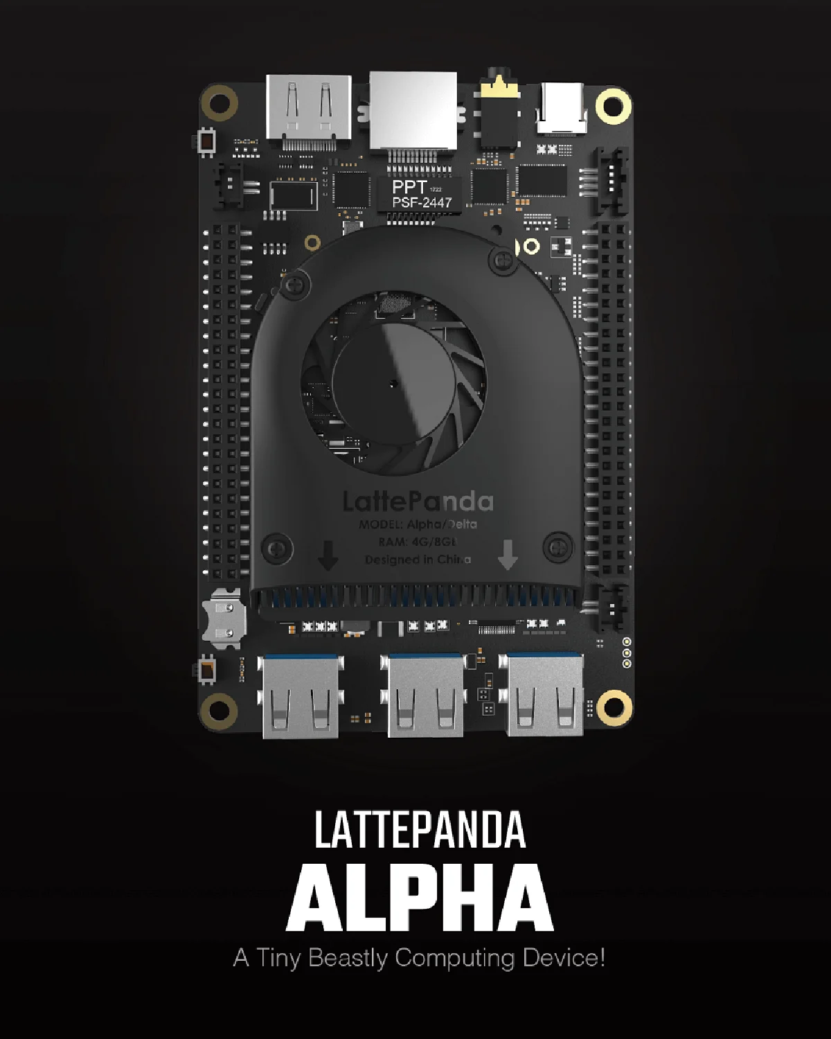 LattePanda Alpha 800s/Alpha 864s Intel 8100Y CPU كمبيوتر لوحة واحدة 8GB RAM يدعم نظام التشغيل Win10/Linux #5