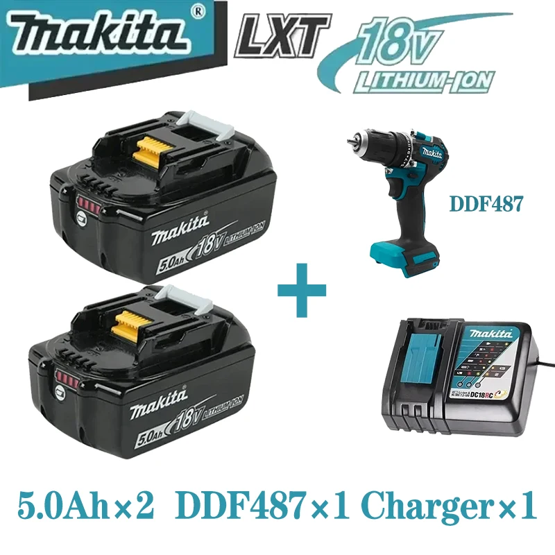 100% originele 18V Makita 5Ah 6Ah 9Ah Makita accu BL1840 BL1830B BL1850B BL1850 BL1860 BL1815 vervangende lithium accu