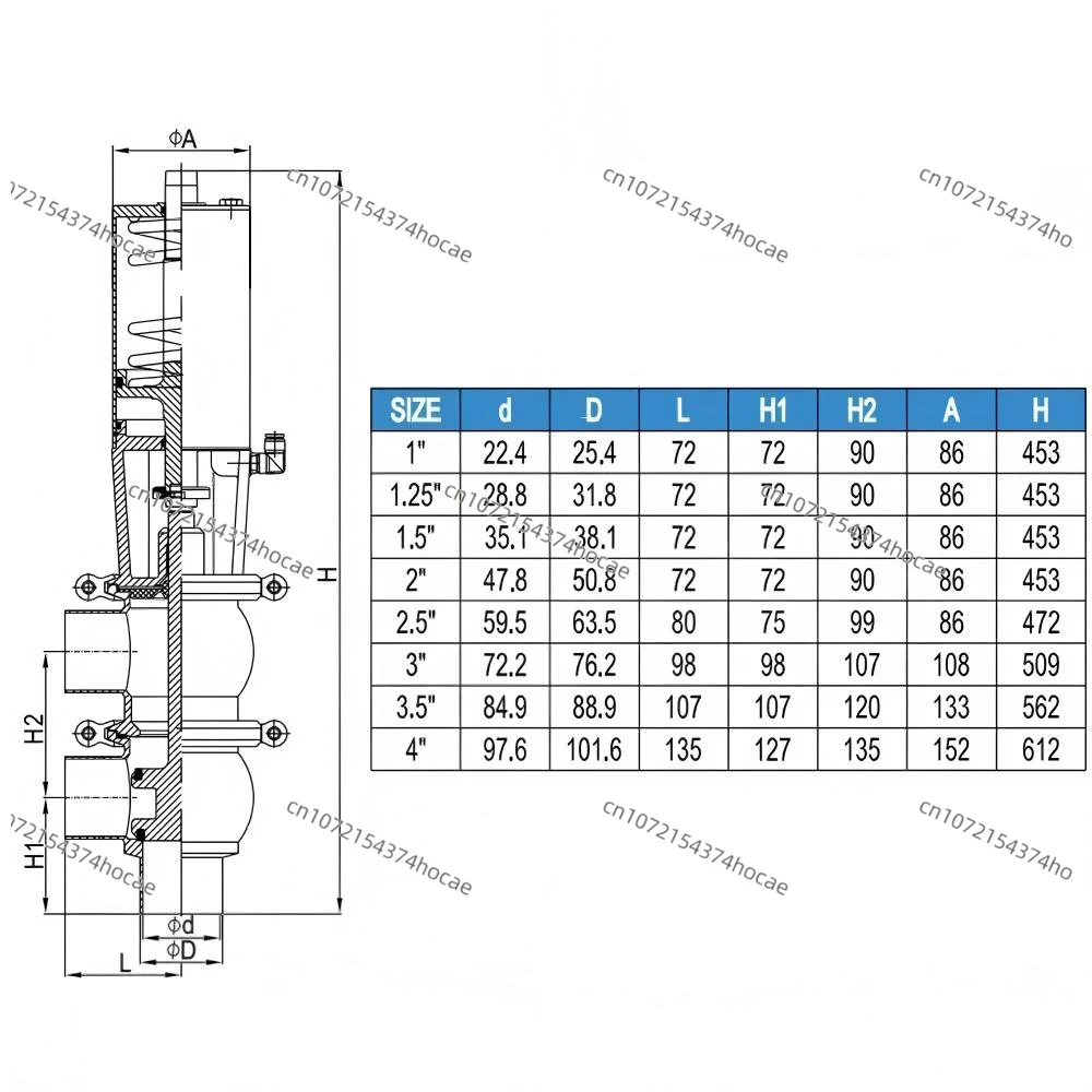 Tri clamp Two-position three-way pneumatic reversing valve Food grade sanitary stainless steel pneumatic stop valve steering