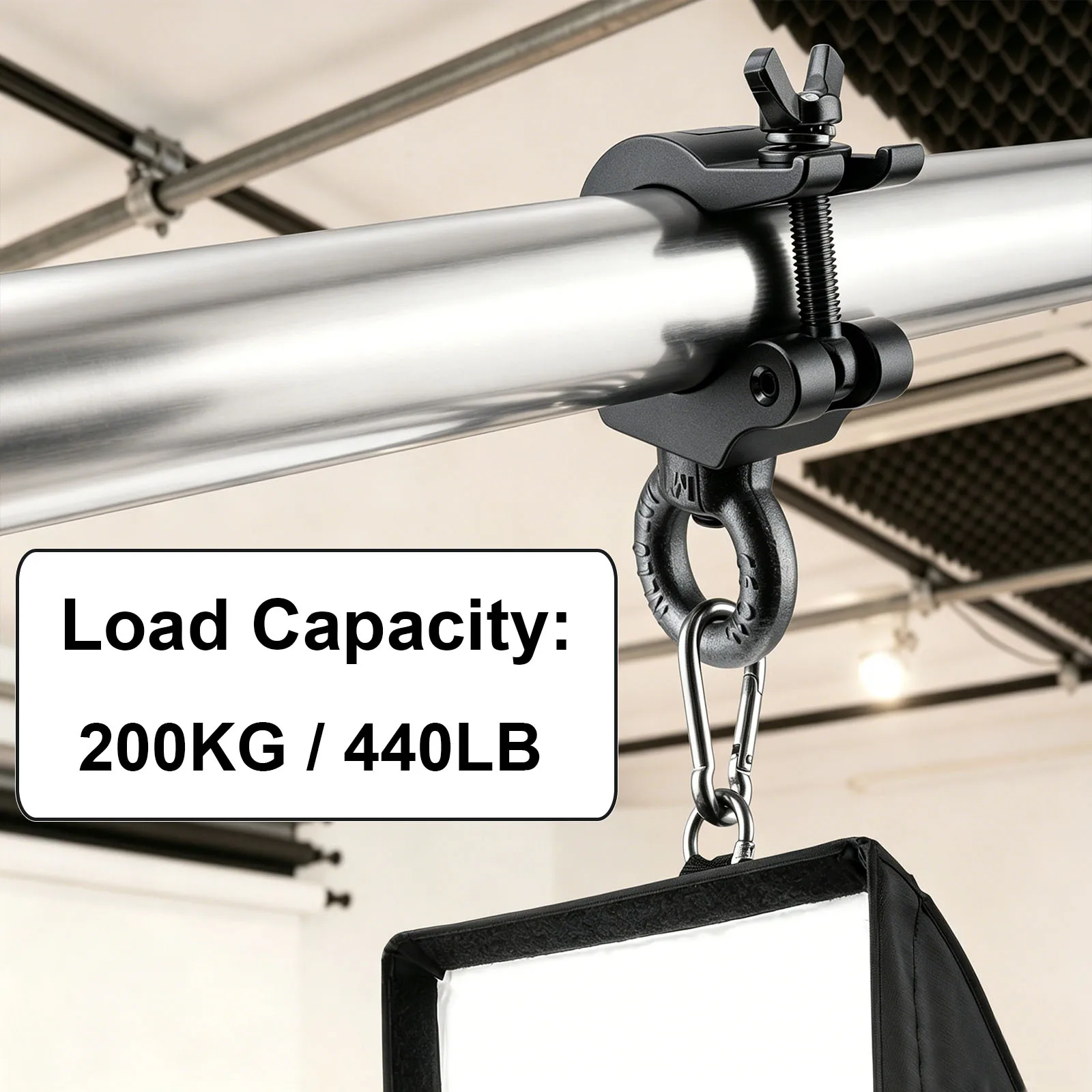 Heavy Duty Stage Lights Truss Clamp Clip Bracket 42-60mm Quick Release Aluminum Alloy LED Wall DJ Light Clamp Mount Hanger Hooks
