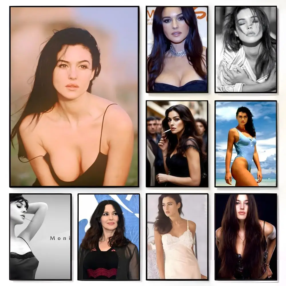 Hot M-Monica Anna Maria B-Bellucci Poster American Film Mural Home Childrens Room Wall Decor Print
