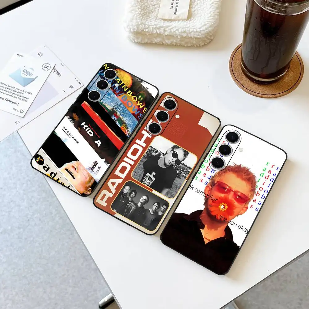 R-Radiohead Band Phone Case For Samsung S 24 fe 25 Ultra plus 20 lite 21 30 22 23 24 22 Ultra 5G Fundas