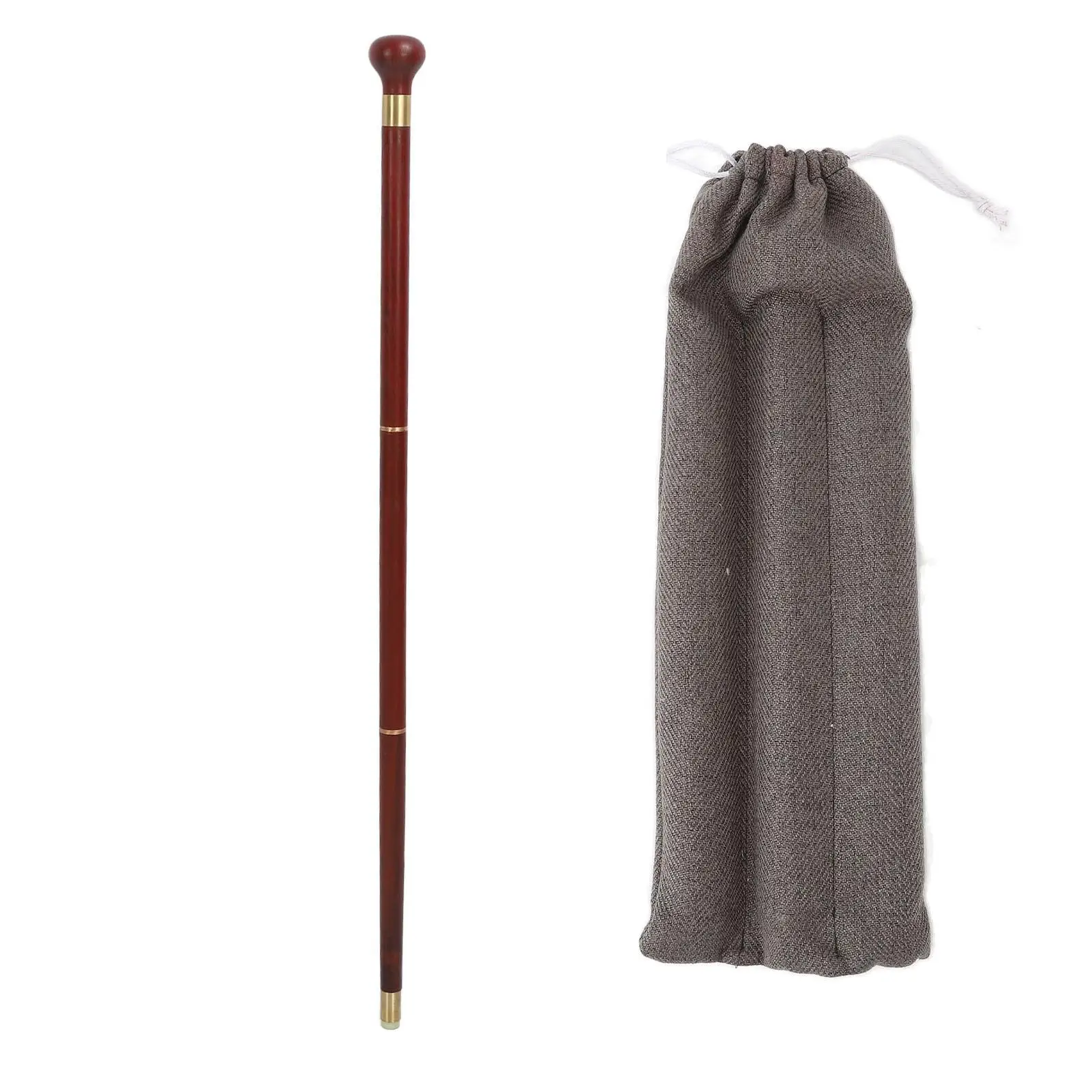 

Элегантная съемная трость с круглой портативной деревянной тростью для пожилых людей для реабилитации для прогулок