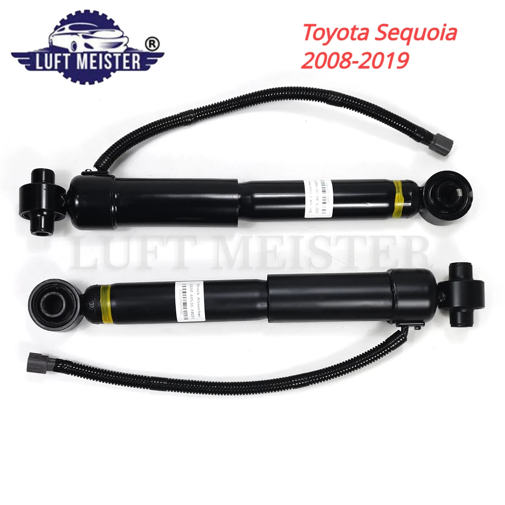 Rear Suspension Shock Absorber w/Sensor For Toyota Sequoia 2008-2019 Air Suspension Strut 48530-34051, 48530-34053