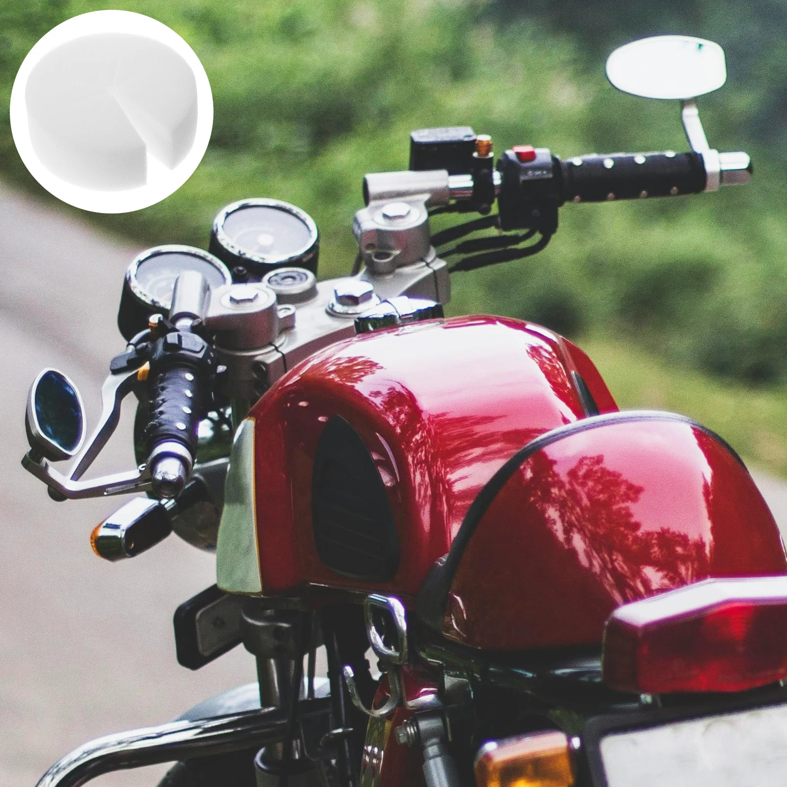 

6pcs Electric Scooter Windproof Cotton Handlebar Hand Protection Warm Sponge Grip For Motorcycle Winter Riding Windproof