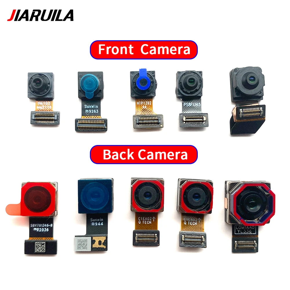 

10Pcs，For Moto Edge 20 Pro 30 20 Lite E13 E22 E32 Front Camera Back Main Rear Camera Module Flex Replacement Parts