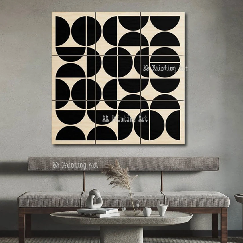 

Настенный декор, холст, искусство, Абстрактная Геометрия, форма, картина, искусство, масляная живопись, ручная декоративная работа, искусство, Лидер продаж, современный подарок для детей