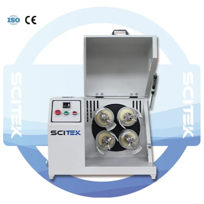 SCITEK Grinder Light Horizontal Planetary Ball Mill Machine Equipment For Lab Grinding Mixing
