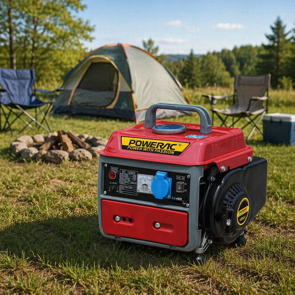 Portable 800W 2-Stroke Generator / 63cc Single Phase / 110V/220V 50/60Hz / CE Certified / Silent for Camping & RV