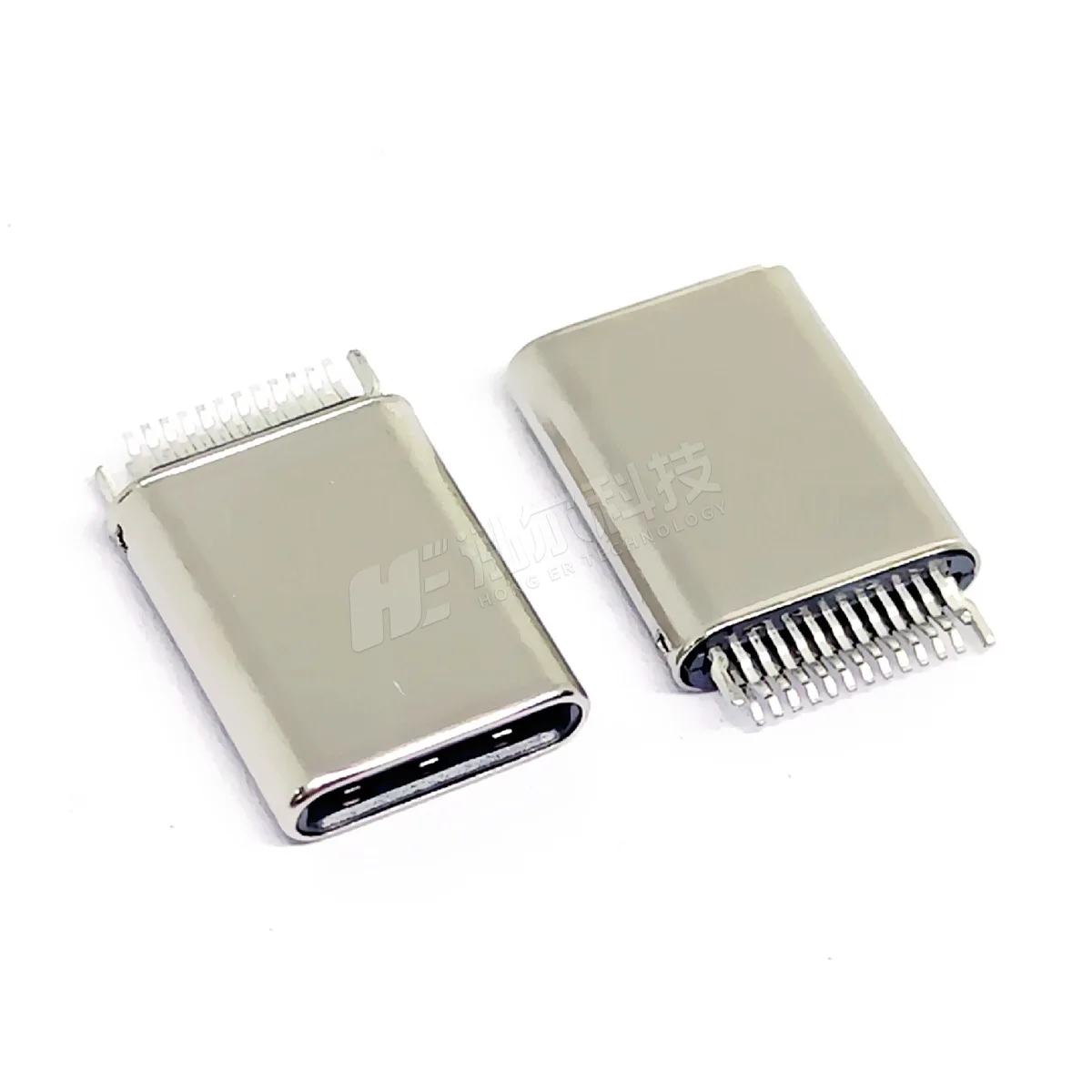 For TYPE C male 24PIN splint ultra-thin 24P stretch shell length 10.0mm fast charging USB male seat