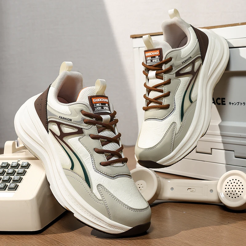 

Men's sports shoes 2025 autumn/winter running shoes versatile casual running shoes waterproof and non slip shoes men's warm cott