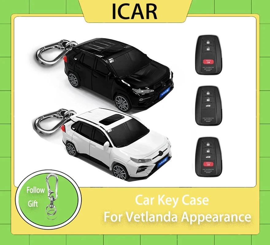 

Car Styling for Vetlanda Appearance 2 3 Button Smart Car Key Case for Toyota Camry Prado Corolla Cross RAV4 for Lexus Remote Key