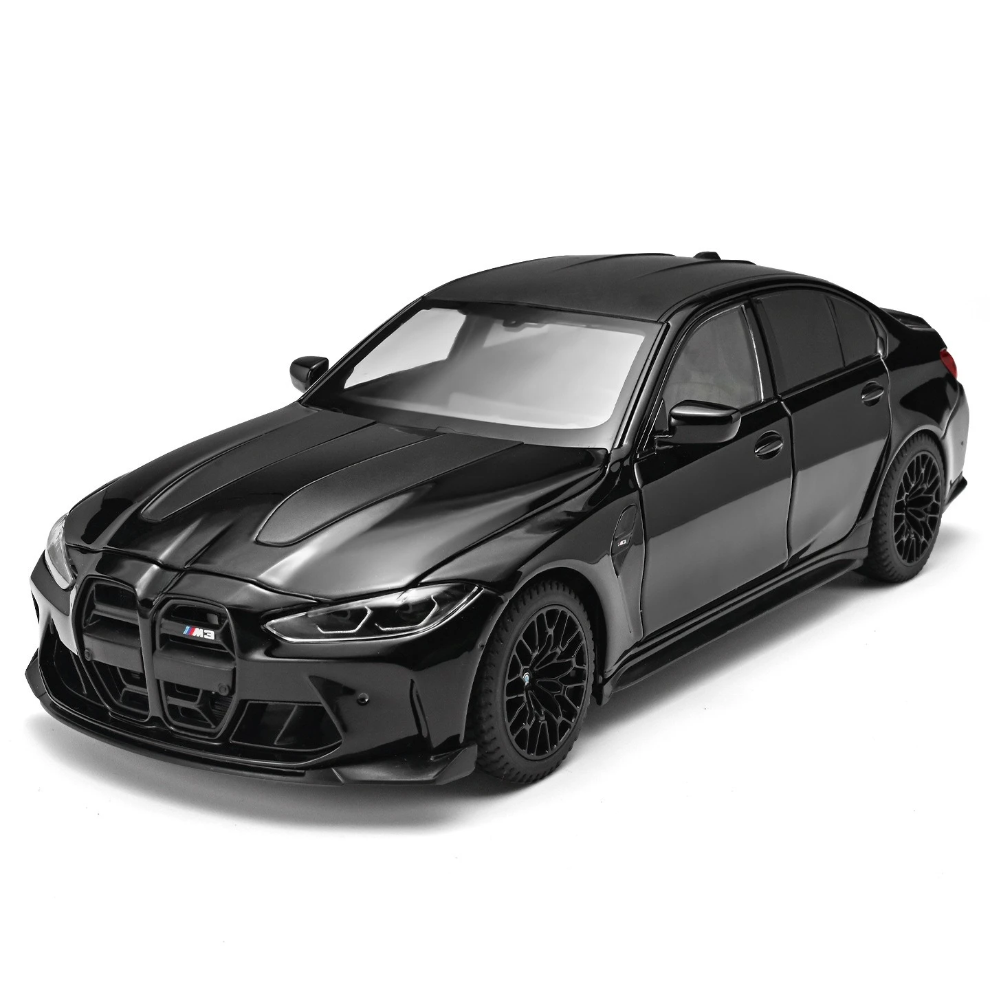 1:24 M3 CS LCI Legierung Automodelle Metall-Druckguss Spielzeugfahrzeuge mit Simulations-Sound und Licht Sportwagen-Spielzeug für Kinder Geburtstagsgeschenk