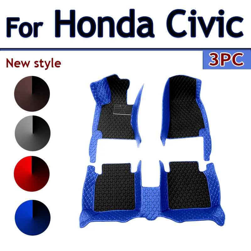

Car Floor Mats For Honda Civic 2022 2023 Carpets Styling Protect Accessories Rugs Foot Pad Auto Parts Waterproof Dash Covers