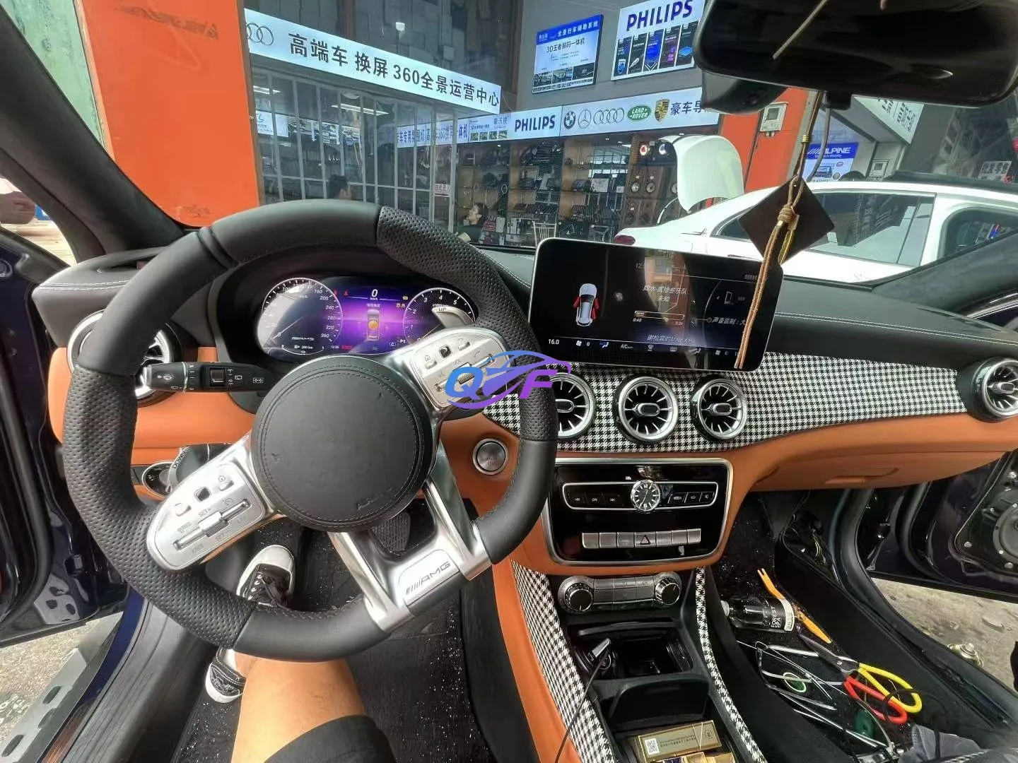 Car LCD Instrument Multimedia Instrument Panel for Mercedes-Benz C W205 GLC X205 CLA W117 GLA AMG 2015-2019 Sync Android Carplay