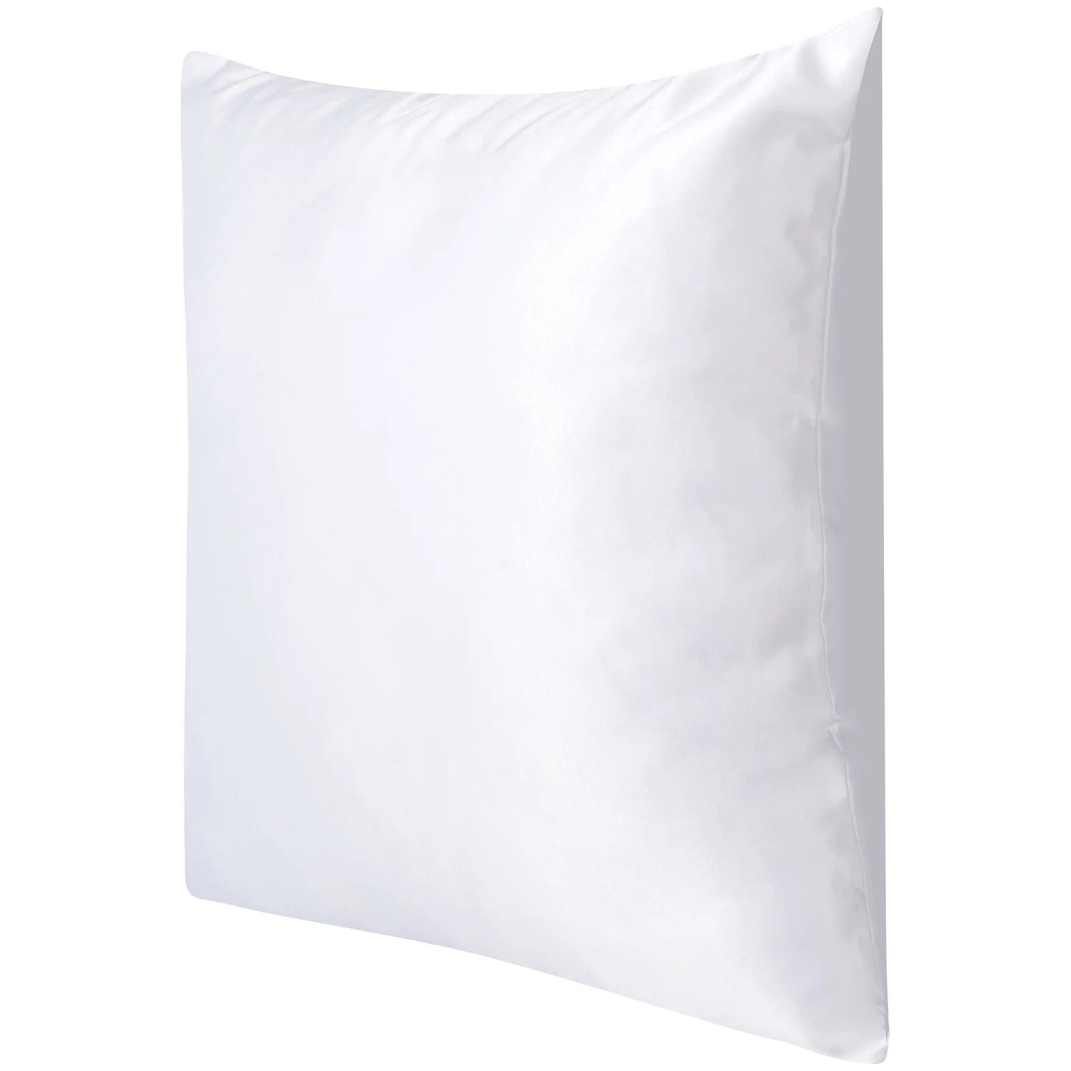 US Stock 10pcs 40 x 40cm Plain White Sublimation Pillow Case Blanks Cushion Cover Throw Pillow Covers Blanks for DTF Printing