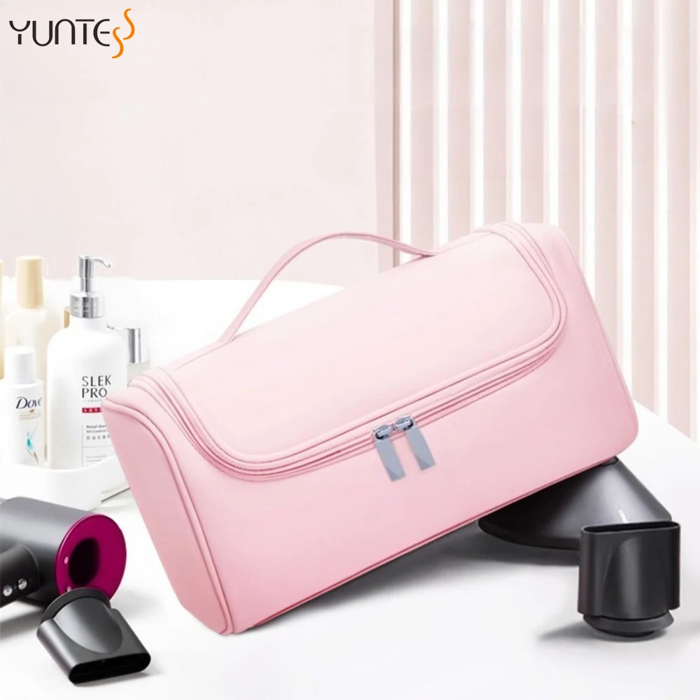 

YUNTES чехол для переноски фена из искусственной кожи, защитный чехол для хранения, водонепроницаемый пылезащитный портативный дорожный чехол для Dyson