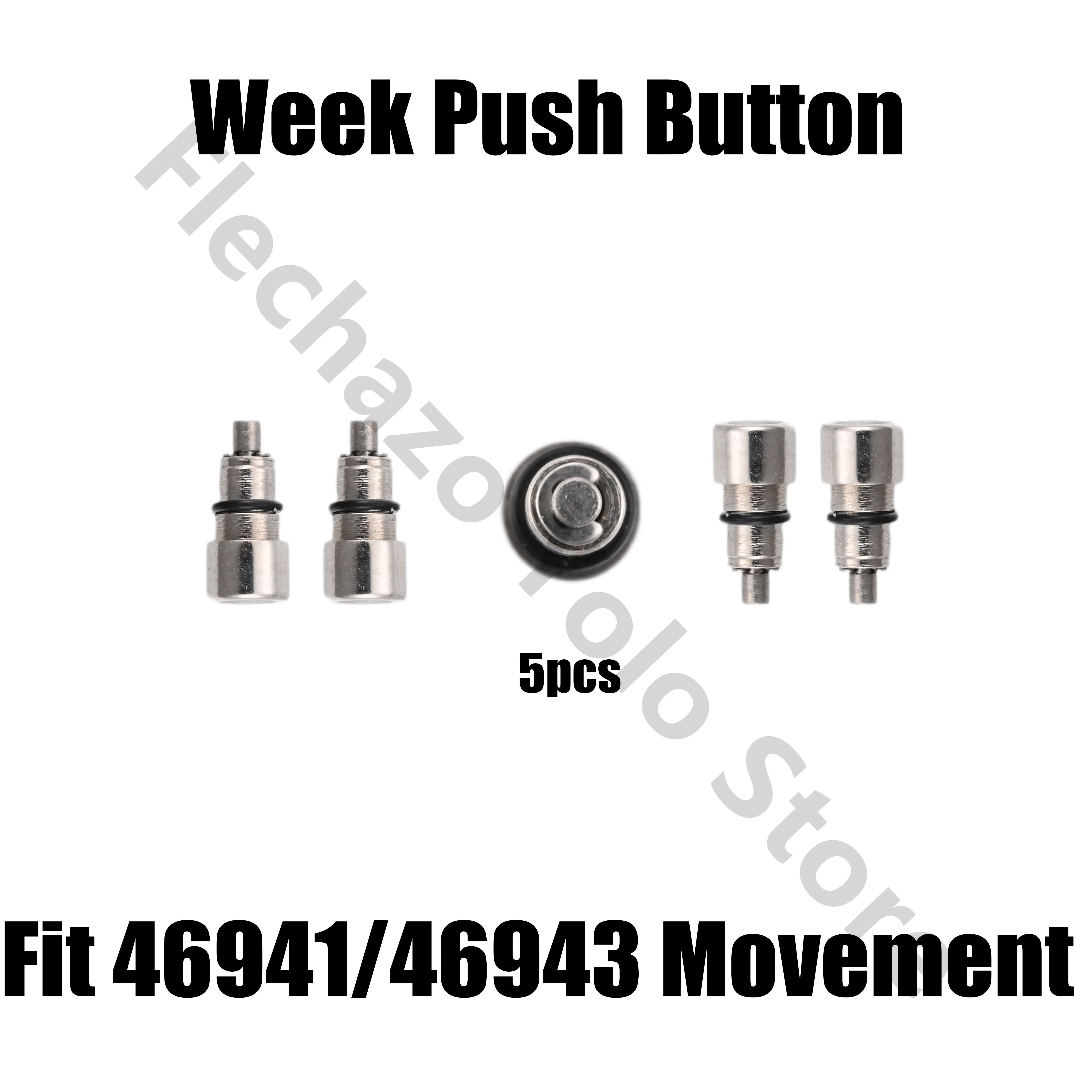 Week Push Button Fit 46941 46943 Movement Accessories  Replacement Spare Parts For Oriental Double Lion Watch Repair Parts