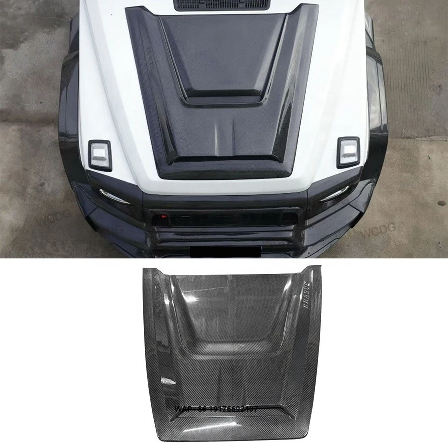 

ForMercedes Benz G-Class W465 G63 B800 B900 2025+ New B-Style Carbon Fiber Front Hood Bonnet Air Vent Cover Car Bodykit