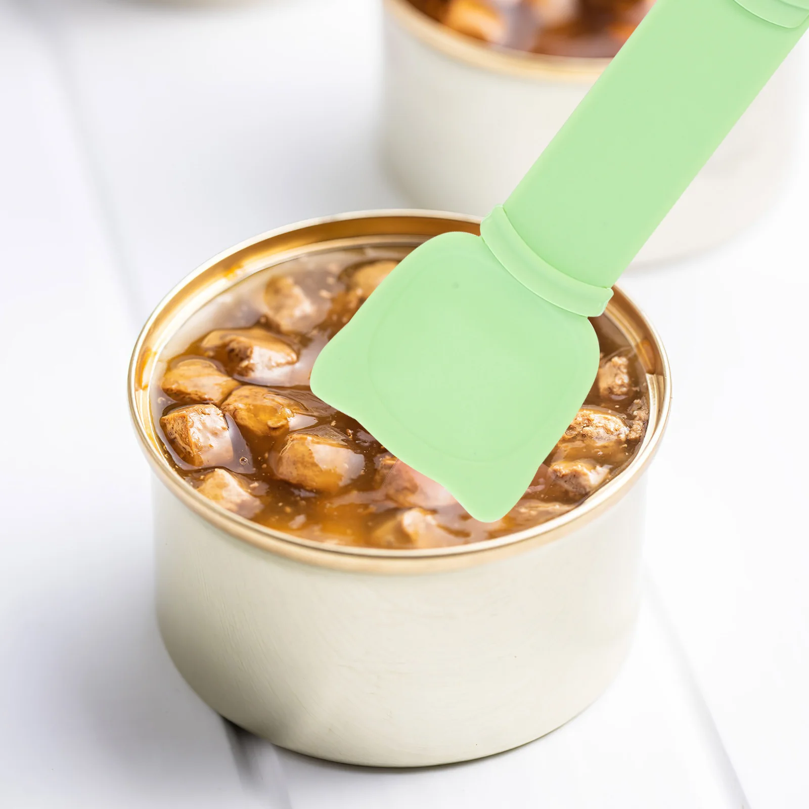 

Cat Strip Feeder Plastic Treat Squeeze Spoon Dispenser Wet Food Feeder Liquid Cat Treat Spoon Mixing Tool Spoons for Wet Food