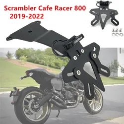 For Ducati Scrambler Cafe Racer 800 2019-2022 License Plate Holder Motorcycle Accessories Tail Tidy Mount Bracket Rear Fender