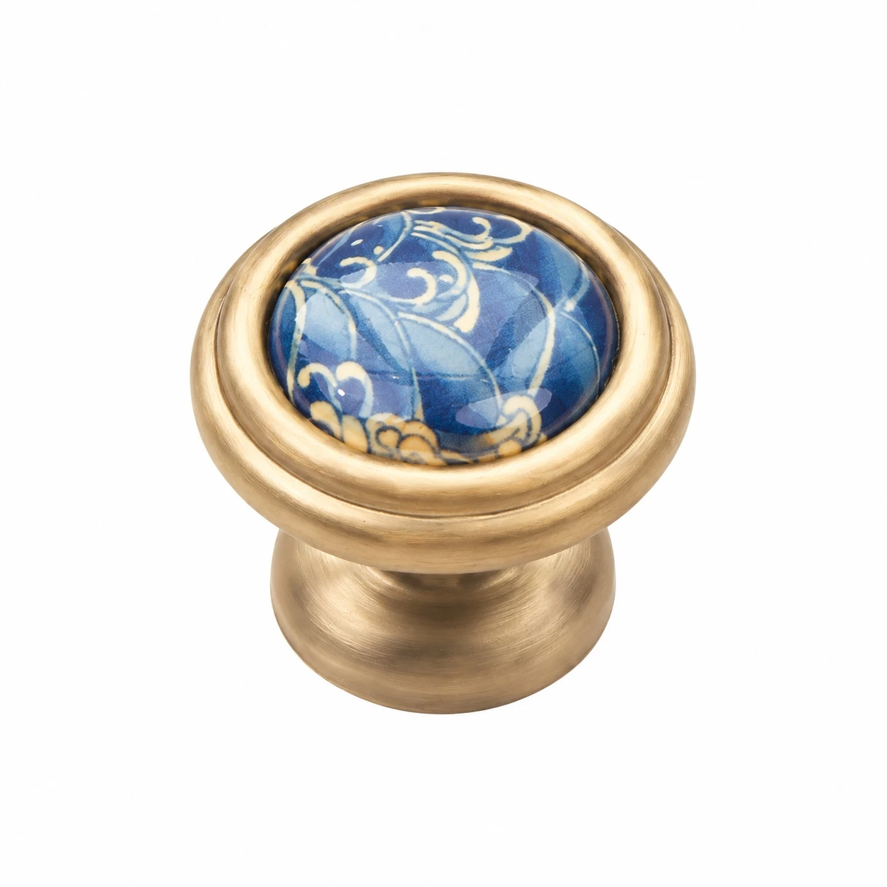 Elegant Cabinet Knobs Ocean Wave Pattern for Home Decor Vintage Ceramic Zinc Alloy Drawer Pulls Wardrobe Hardware Durable