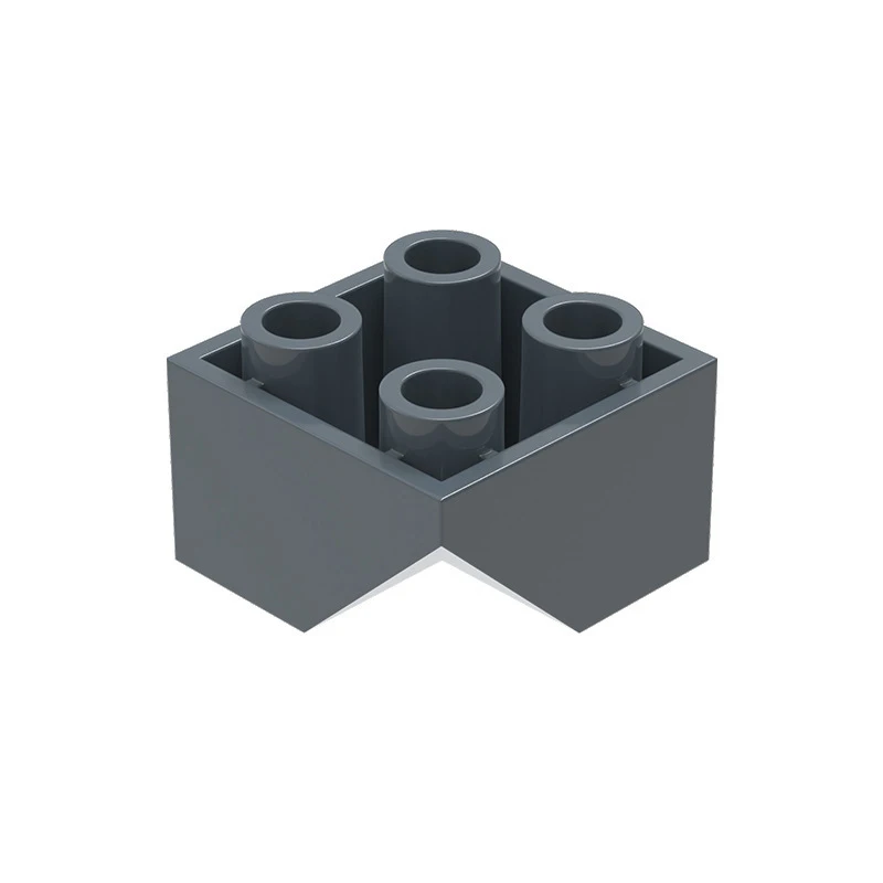 MOC 10PCS 3676W Speciale Concave Hoek Reverse 4 Gaten Bouwstenen Kit Huis Deel Bricks Deeltje Speelgoed kinderen Verjaardagscadeautjes