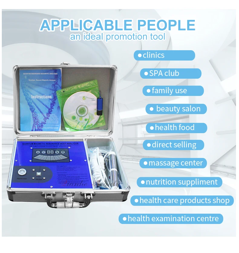 ล่าสุด5th Generation เยอรมันซอฟต์แวร์ Quantum Resonance Magnetic Analyzer 53รายงาน