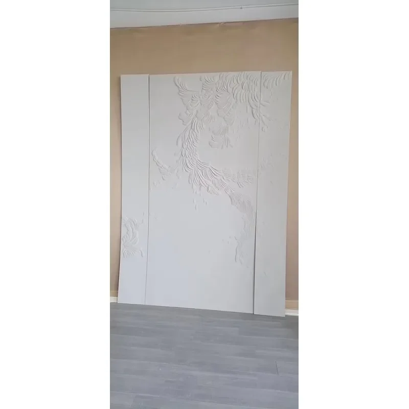 Zhenling 3D Leather Wall Panels & Headboards in a Quilted Flower Design
