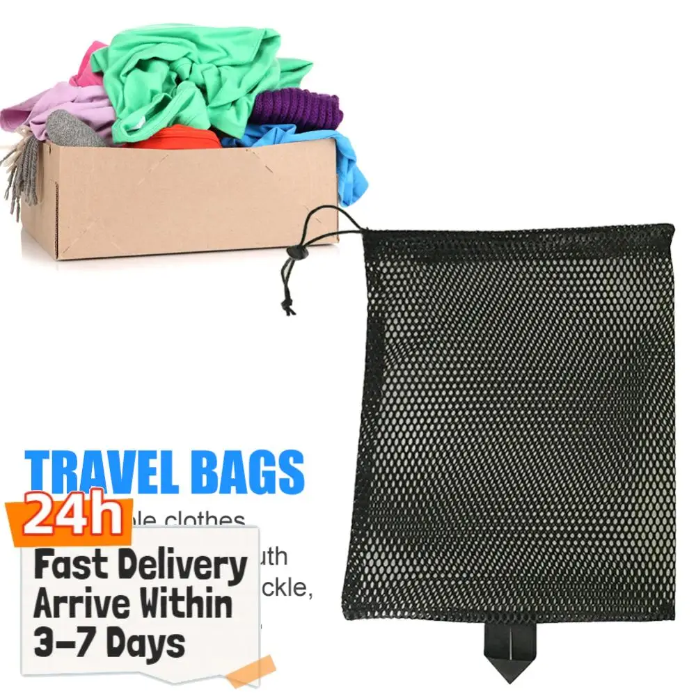 Lightweight Drawstring Mesh Storage Bag for Outdoor