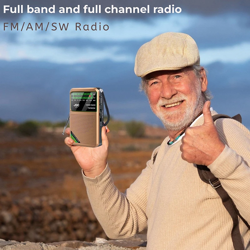 

Portable AM FM SW Full band Full channel Radio Multifunctional Automatic Channel Search Radio Specifically for the Elderly Radio