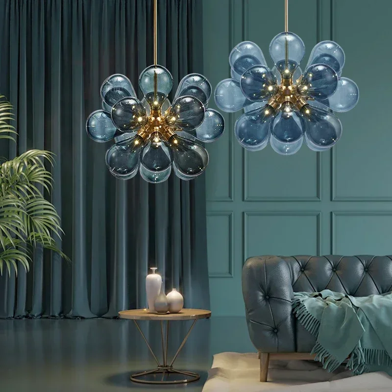 Modern LED Pendant Lights Living Dining Room Kitchen Lighting Lustre Decor Chandelier Indoor Bedroom Cafe Hanging  Fixture