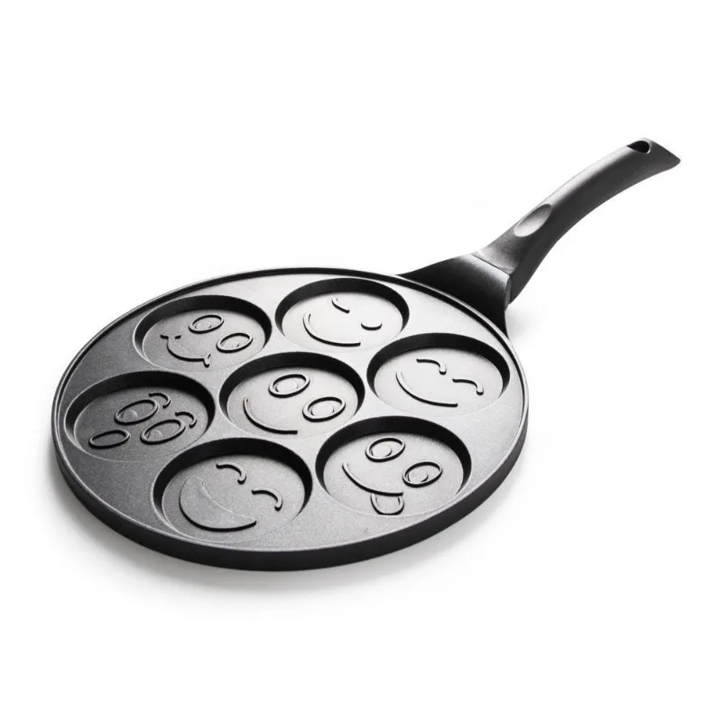 7-Hole Non-Stick Breakfast Pan, Multi-Purpose Egg Dumpling Cookware, Baby Egg Frying Mold