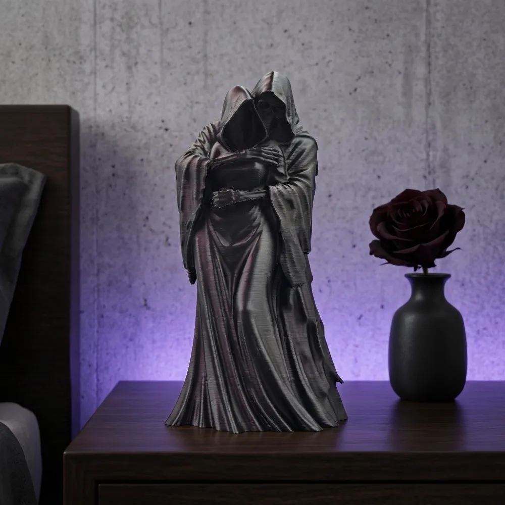 Desk Ornaments Embracing Posture Gothic Decoration Dark Style Retro Ghost Ornaments 3D Printed Home Decor Crafts Home Decoration