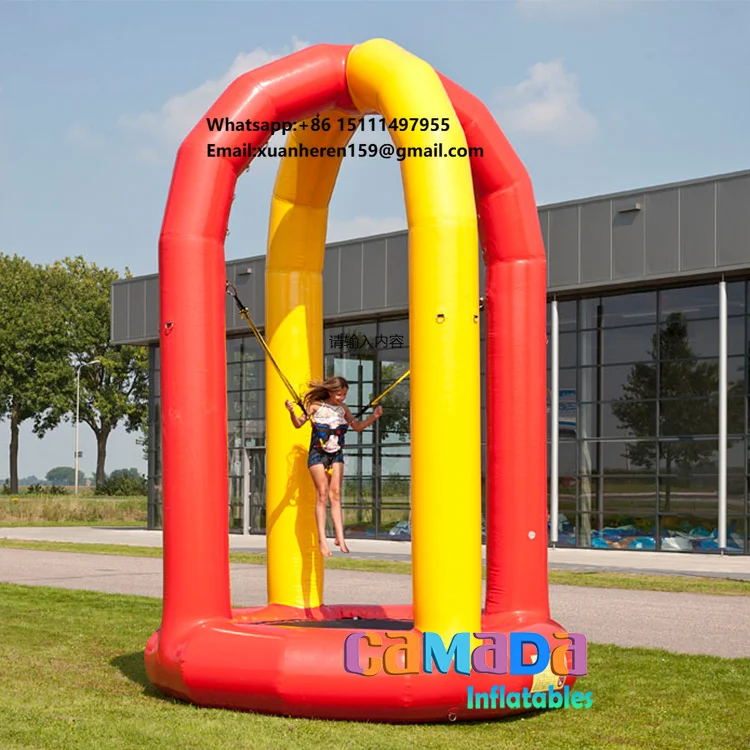 Inflatable Interactive Game Inflatable Sport Game Airtight Bungee Trampoline for Kids