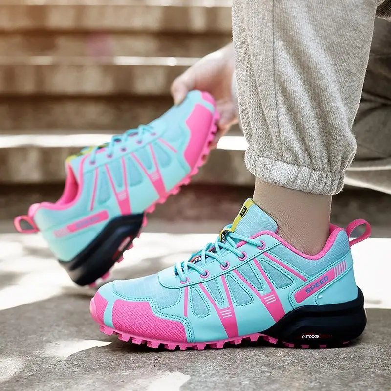 New 2023 Women's Outdoor Climbing Shoes Large Size Casual Sports Wilderness Trekking Boots Quick Dry Low Cut Mountaineering F...