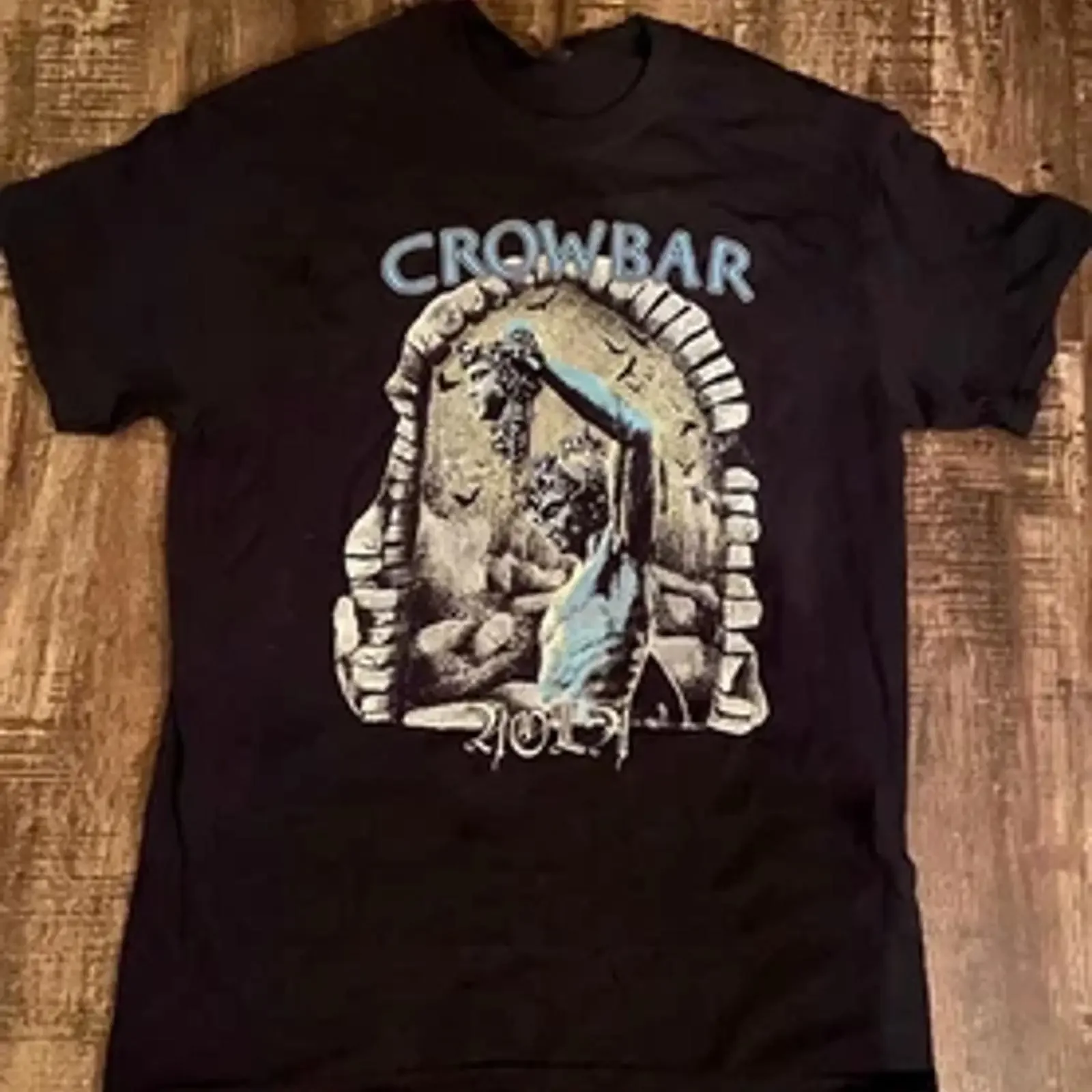 Crowbar Band WILL THAT NEVER DIES T Shirt Size S 5XL vintage Washed Breathable Stylish streetwear Stretched graphic Comfortable
