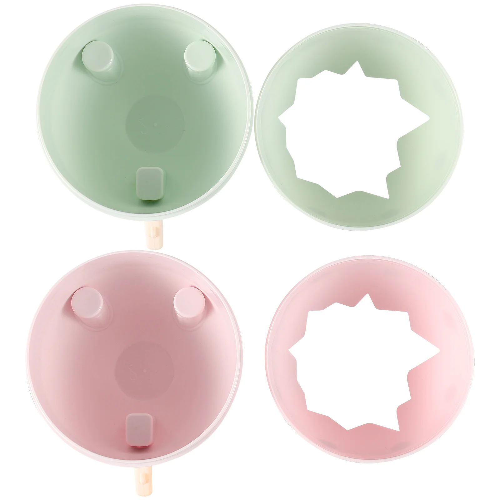 2 قطعة حاملي أقلام بيضة الديناصور لطيف الكرتون قلم رصاص المنظمون سطح المكتب تخزين منظم مكتب حاوية فرشاة للمكياج #1