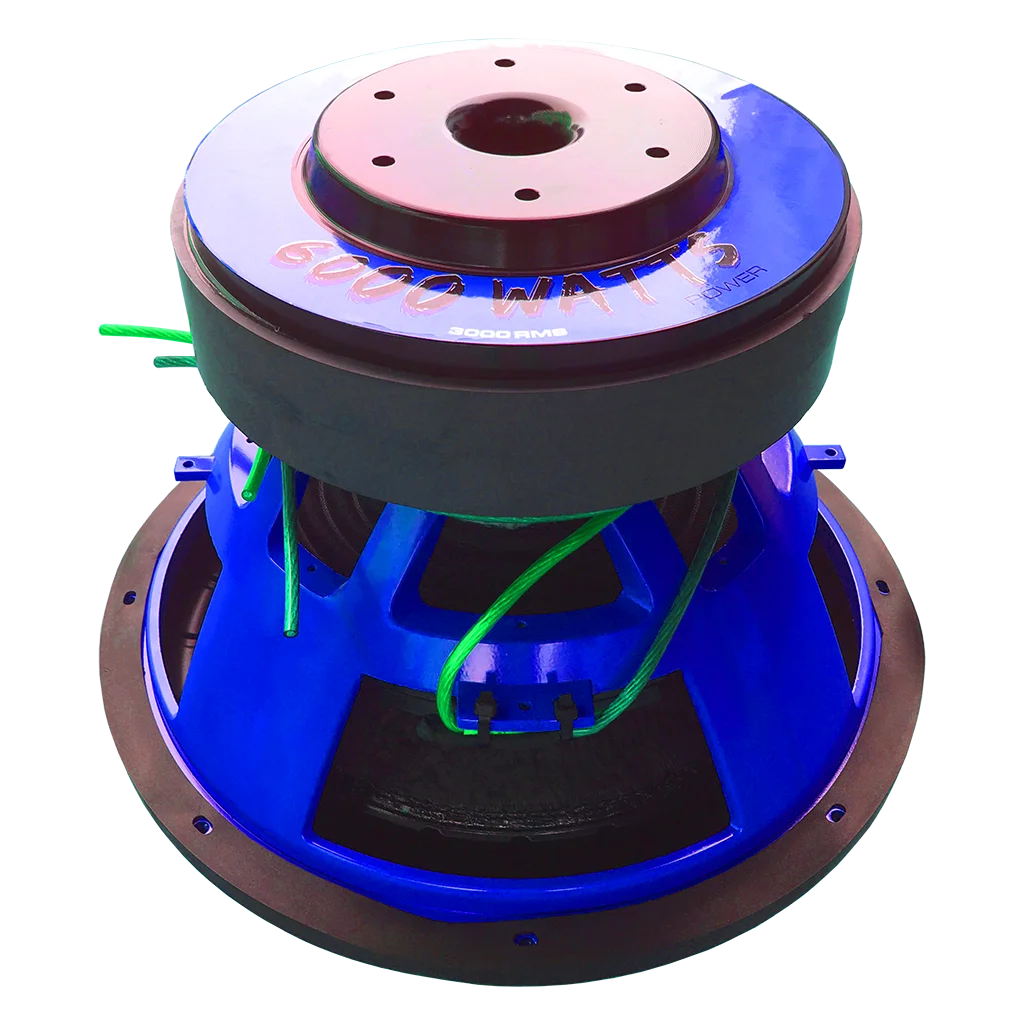 

Power Car Audio 3000 Watt RMS Subwoofer Car Aluminum Basket Car Speaker