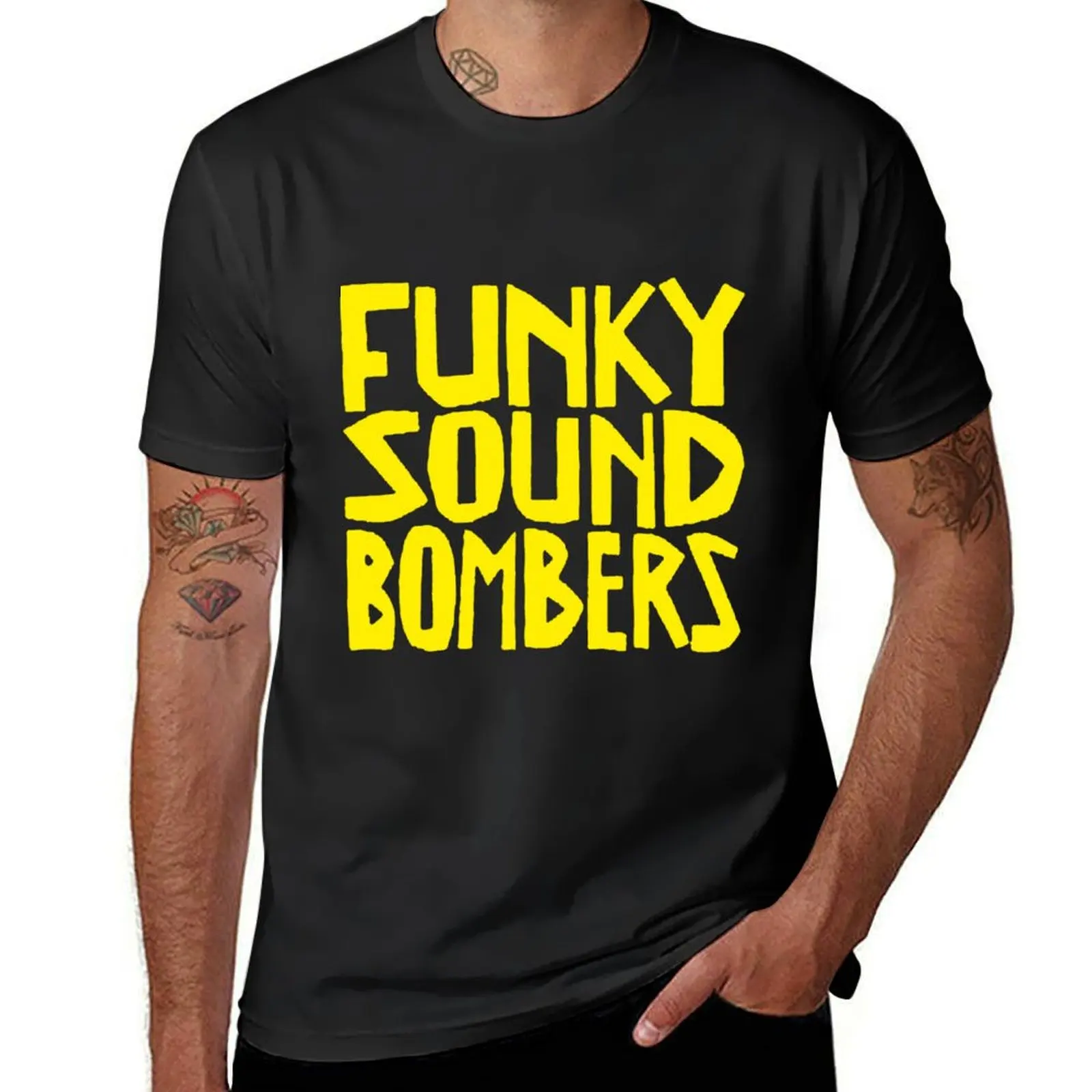 Funky Sound Bombers (Casiopea) T-Shirt plus sizes oversized animal prinfor boys t shirts for men graphic