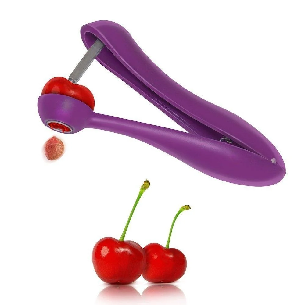 Pitter Cherry Seed Tool Cherries Creative Kitchen Gadgets Fashionable Easy Cherry Fruit Core Seed Remover Fast Enucleate Squeeze